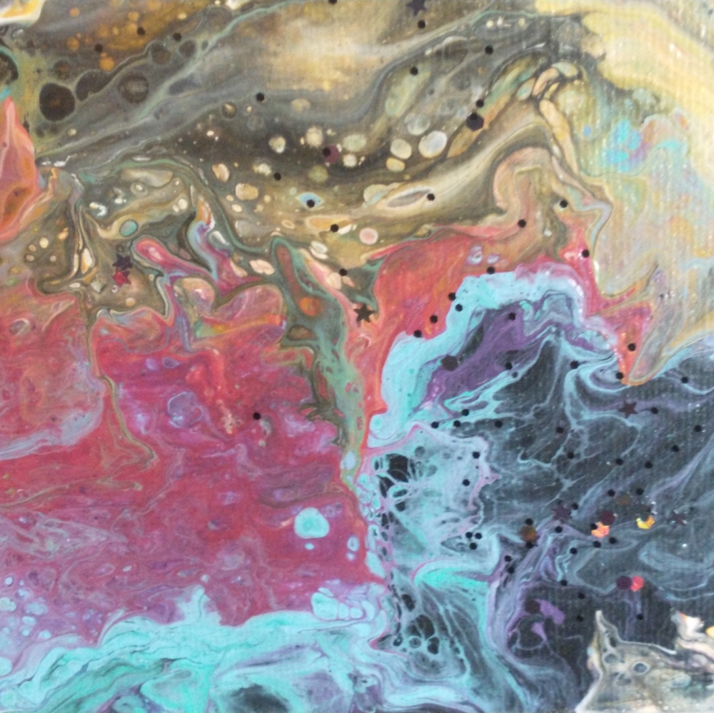 NEW Original Acrylic Painting, Designs By Sandy, "HAPPY HOLI", 8x10 - Picture 12 of 13